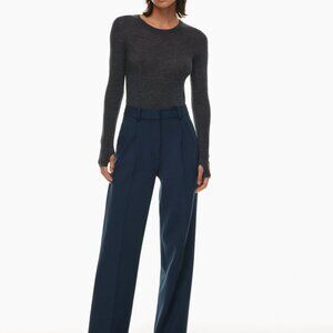 Aritzia Wilfred Navy effortless pants size 6